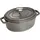 Staub Cocotte 37 cm oval graphitgrau