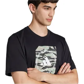 adidas Camo Shape Graphic T-Shirt, black XXL