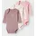 NAME IT 3er-Pack Strampler in BARELY PINK BOW NOOS« Packung, 3 Stk., pink