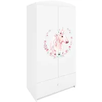 raumhirsch furniture Kinderkleiderschrank 90 x 175 x 52 cm Holzwerkstoff weiß