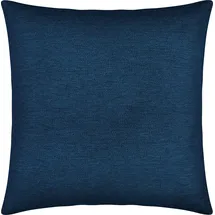 Erwin Müller Kissenhülle York Chenille dunkelblau Größe 40x40 cm