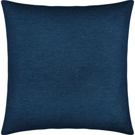 Erwin Müller Kissenhülle York Chenille dunkelblau Größe 40x40 cm