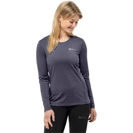 Jack Wolfskin Damen Sky Thermal L/S Wander-Shirt, Graphite, XS EU