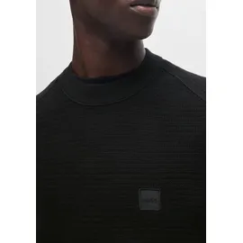 Boss ORANGE Strickpullover »Anion« mit BOSS-Badge BOSS ORANGE Silver041