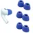 COMPLY TrueGrip Ohrstöpsel, für Airpods Pro Gen 1 & 2, Electric Blue, Größe S