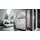 Vladon Malea Garderobe 180x180x23 Sandgrau Hochglanz