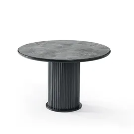aea Esstisch Ø 120 cm schwarz