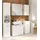 Forte LOKKO Badkommode 35 x 82 x 31 cm Weiß