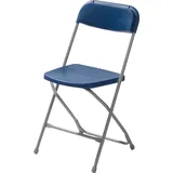 Essentials Budget Klappstuhl 43 x 49 x 80 cm grau/blau