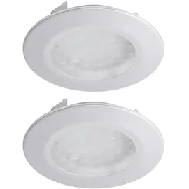 Brilliant 2er Set LED Einbau Lampen Arbeits Zimmer Innen Leuchten Titan Decken Wand Spots G00762/11