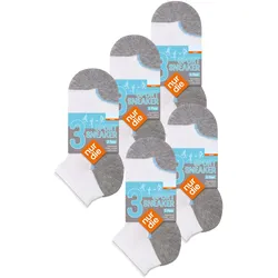 NUR DIE Herren Sneakersocken Sport und Alltag Multipack