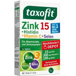 Taxofit Zink + Histidin + Selen Depot Tabletten