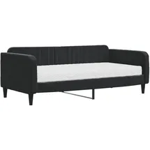 vidaXL Tagesbett mit Matratze 90 x 200 cm schwarz