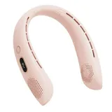 autolock Mini USB-Ventilator Mini USB-Ventilator Tragbarer Halsventilator 3 Stufen, LED-Anzeige Nackenventilator Einstellbar Ventilator rosa