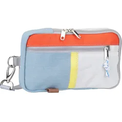 360Grad Gürteltasche Nautik Weel-Weiß/Hellblau/Orange/Gelb Violett 