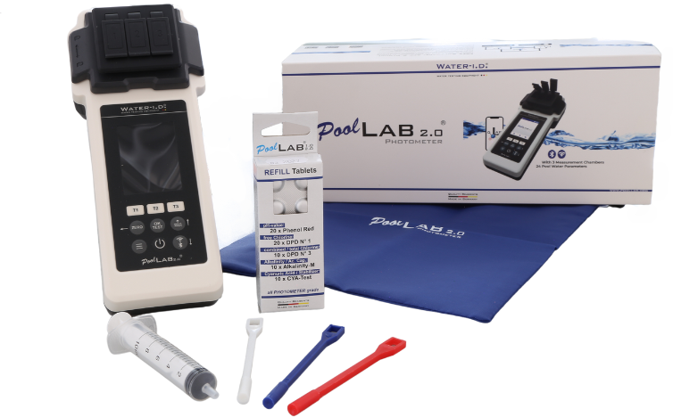 PoolLab 2.0 Photometer elektronischer Pooltester WATER-I.D.