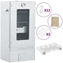 vidaXL Räucherofen mit Kaltrauchgenerator 44,5 x 29 x 83 cm Verzinkter Stahl V3200771