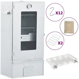 vidaXL Räucherofen mit Kaltrauchgenerator 44,5 x 29 x 83 cm Verzinkter Stahl V3200771