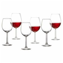 Ritzenhoff & Breker Rotweinglas Vio Burgunder, Glas weiß