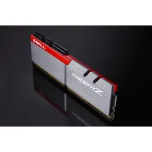 G.SKILL Trident Z silber/rot DIMM Kit 16GB, DDR4-3200, CL16-18-18-38 (F4-3200C16D-16GTZB)