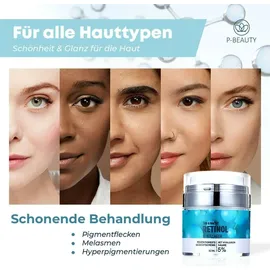 P-Beauty Retinol Creme Anti-Aging mit Hyaluronsäure 50 ml