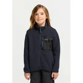 Jack Wolfskin Lite Curl Fleecejacke dunkelblau 104