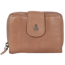 Geldbörse HARBOUR 2ND "Harbour Second Wallet Is", rot (ginger), Leder, modisch, Kleinlederwaren, mit RFID-Technologie