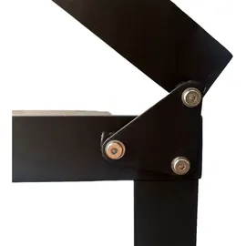 Jet-Line Gartentisch 218 x 110 x 78 cm Schwarz