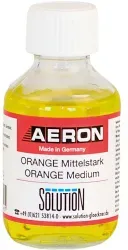 AERON® Orange Geruchsabsorber, mittelstark 110 8 , 1 Set = 4 Flaschen = 400 ml mit 4 Verdunstervliesen