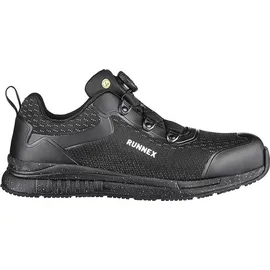 BIG Arbeitsschutz GmbH RUNNEX® S3S-ESD-Sicherheitshalbschuhe atop SportStar, schwarz, Gr.43