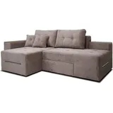 VitaliSpa VitaliSpa, Sofa, L Form Ecksofa, 240 x 160 cm mit Schlaffunktion