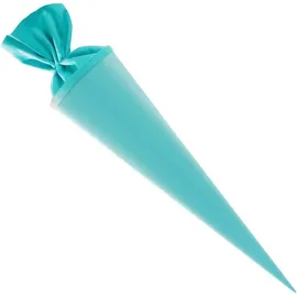 Goldbuch Bastelschultüte 70cm mit farbigem Filzverschluss eisblau - Blau