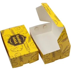 DayBays 1000 Stk. Faltschachteln mit Druck für Kekse Box 1000 gr.