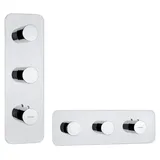 Bossini Alta Portata Duschthermostat Unterputz für 1 Verbraucher Chrom