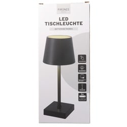 LED-Tischleuchte mit Touchfunktion, warm weiß, mit 3x AAA Micro LR03 Batterie