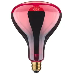 Paulmann Glühbirne Infrarot Wärmestrahler Wäremlampe gerichtetes Licht E27 230V 1000K dimmbar Rot