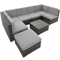 TecTake Venedig Rattan Lounge