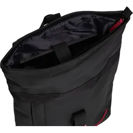 Daniel Ray Newcastle Rolltop Backpack L Schwarz/Rot