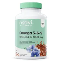 Osavi Omega 3-6-9 Flaxseed Oil, 1000mg - 120 Softgels
