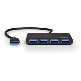 PORT DESIGNS USB 3.0 - 4 PORTS Schwarz