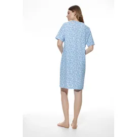 MEY Flower Meadow Nachthemd Blau 3XL