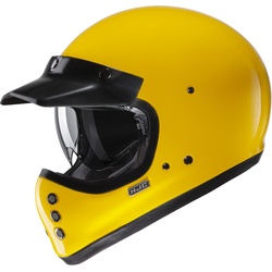 HJC V60 Solid Deep Helm, geel, S
