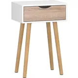 [en.casa] Östersund Beige Eiche 60 x 40 x 30 cm