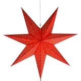 STAR TRADING Star Trading, 3D Papierstern Weihnachten in rot