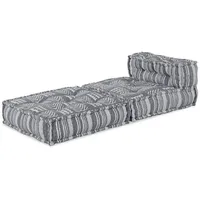 VidaXL Sitzpuff Modular Grau 70x70x54 Stoff