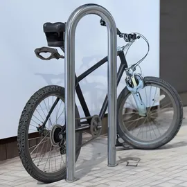 Trutzholm Fahrradständer Fahrradanlehnbügel 115 x 41 cm Ø 49 mm grau