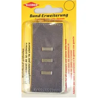 Kleiber 2,5-5 cm Bunderweiterung mit Haken und Ösen, grau