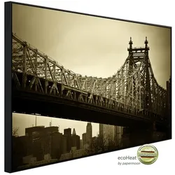 papermoon Infrarotheizung »EcoHeat - New York Bridge«, Matt-Effekt - bunt
