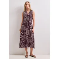 STREET ONE Midikleid mit grafischem Muster Rot 34