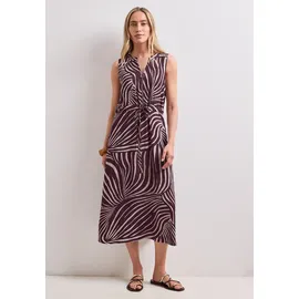 STREET ONE Midikleid mit grafischem Muster Rot 34